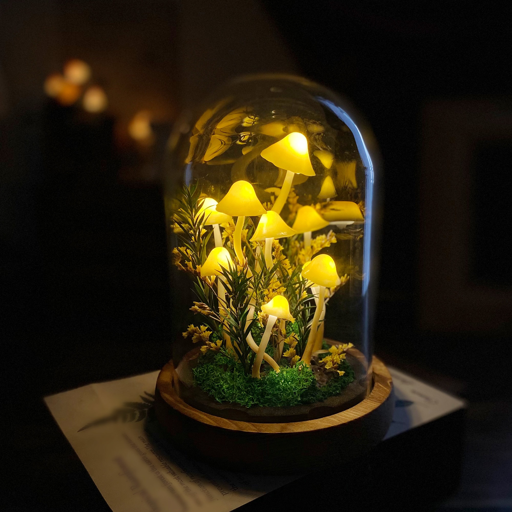 Enchanted Forest Mushroom Lamp original gallery image 1