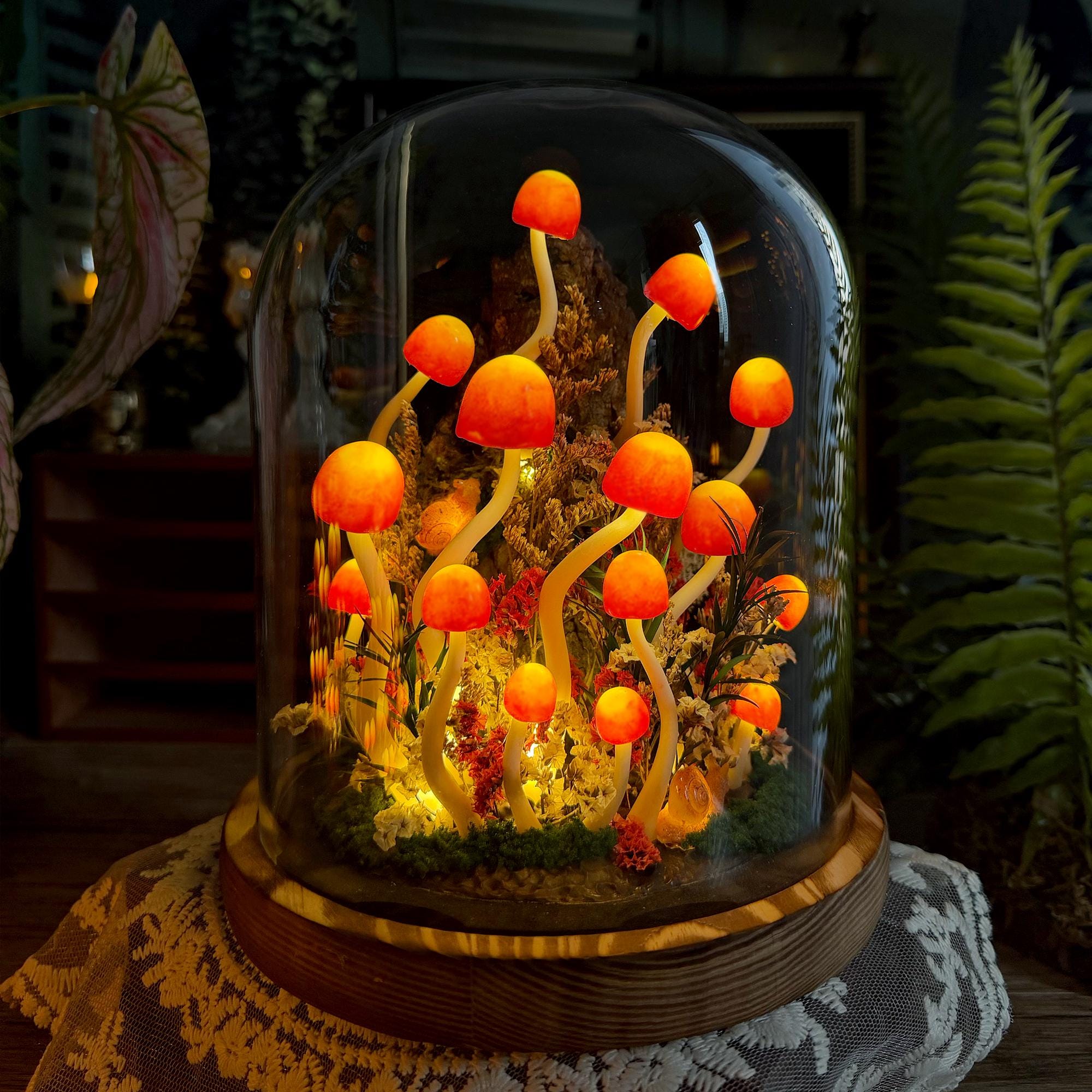 Handmade Large Mushroom Lamp original gallery image 1