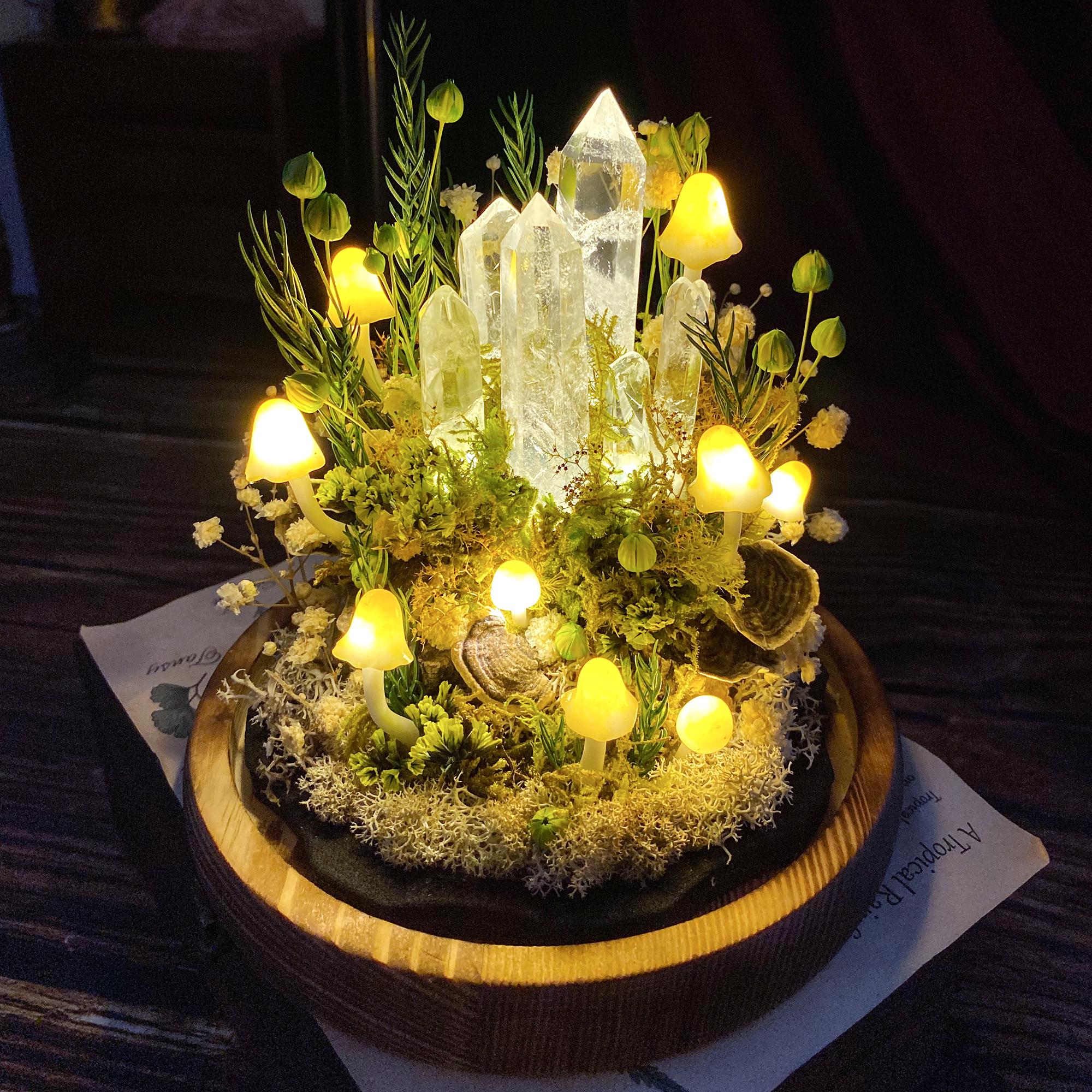Glowing Crystal Pillars Night Light original gallery image 2