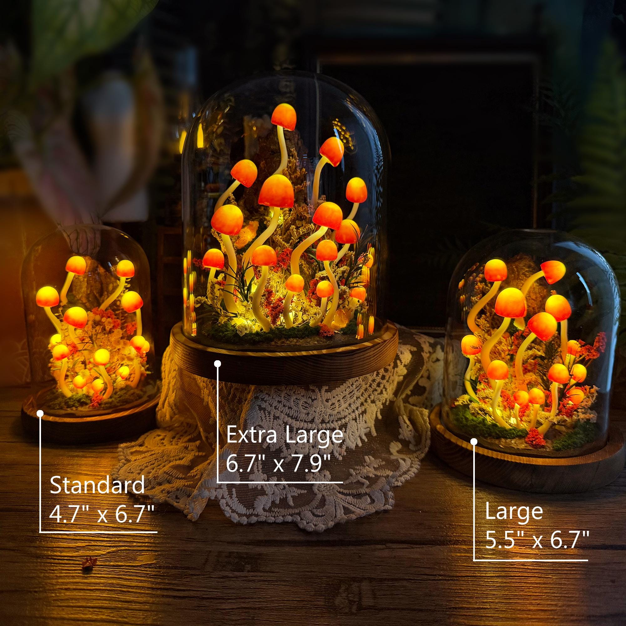 Handmade Large Mushroom Lamp original gallery image 3