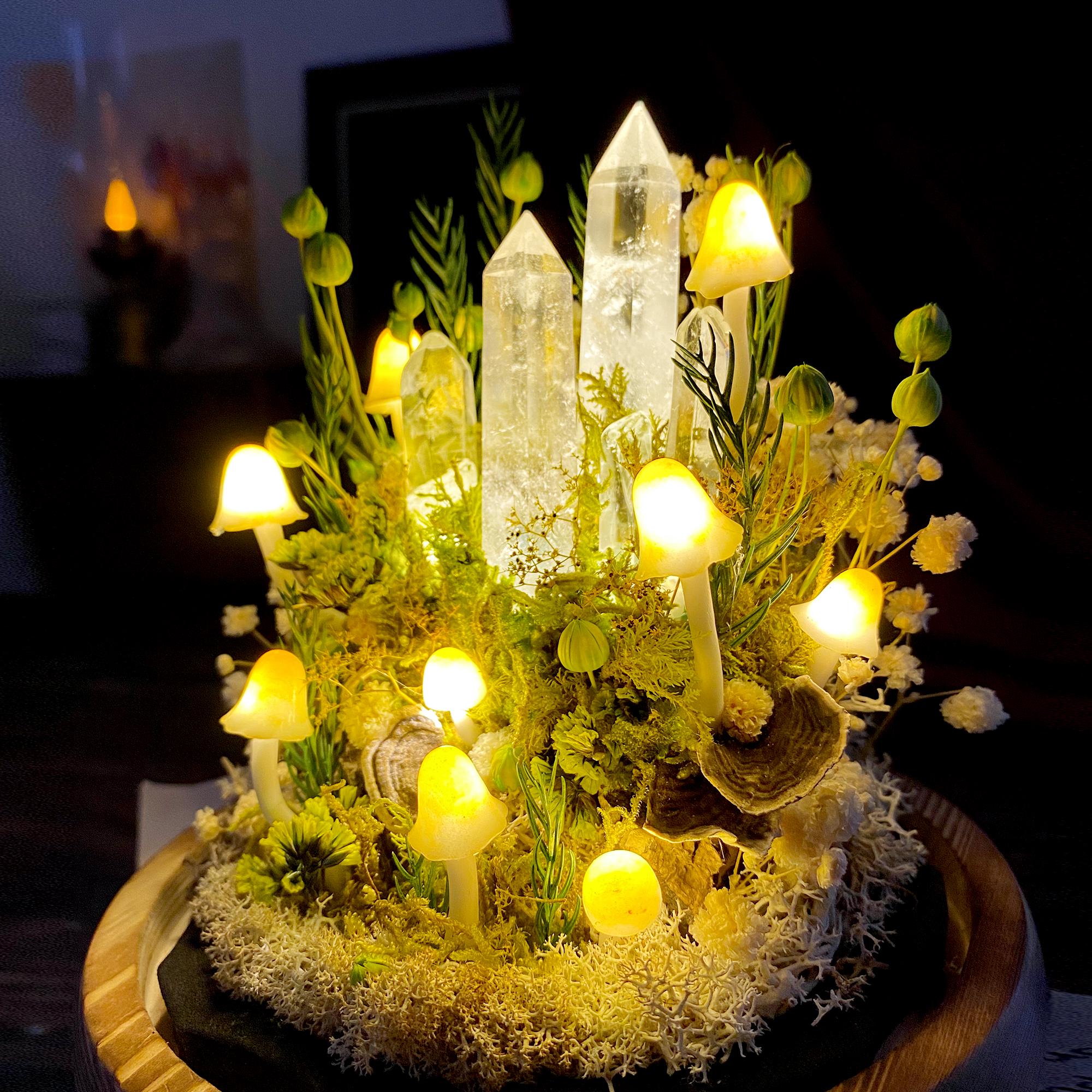 Glowing Crystal Pillars Night Light original gallery image 4
