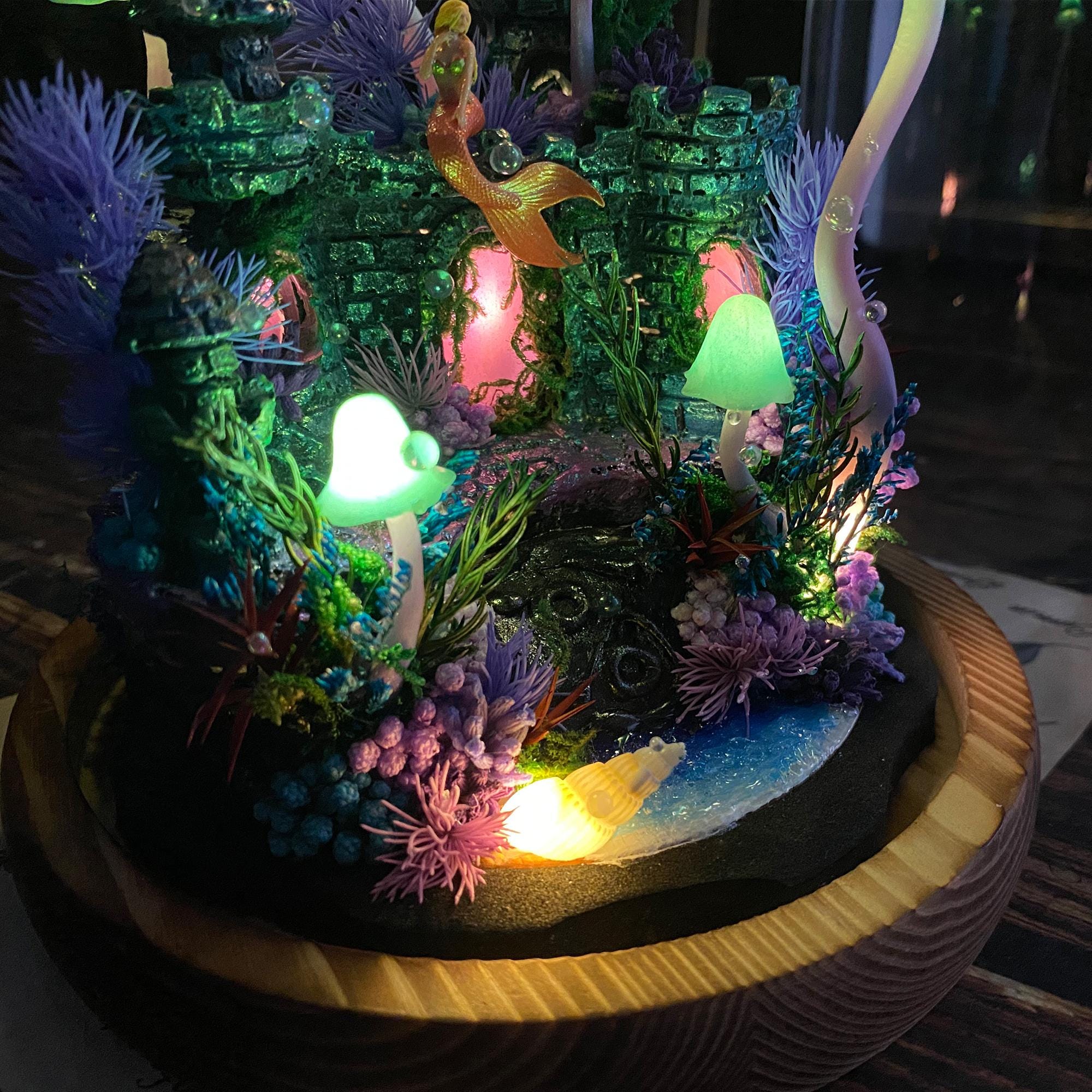 Fairy Tale Mermaid Castle Night Light original gallery image 4
