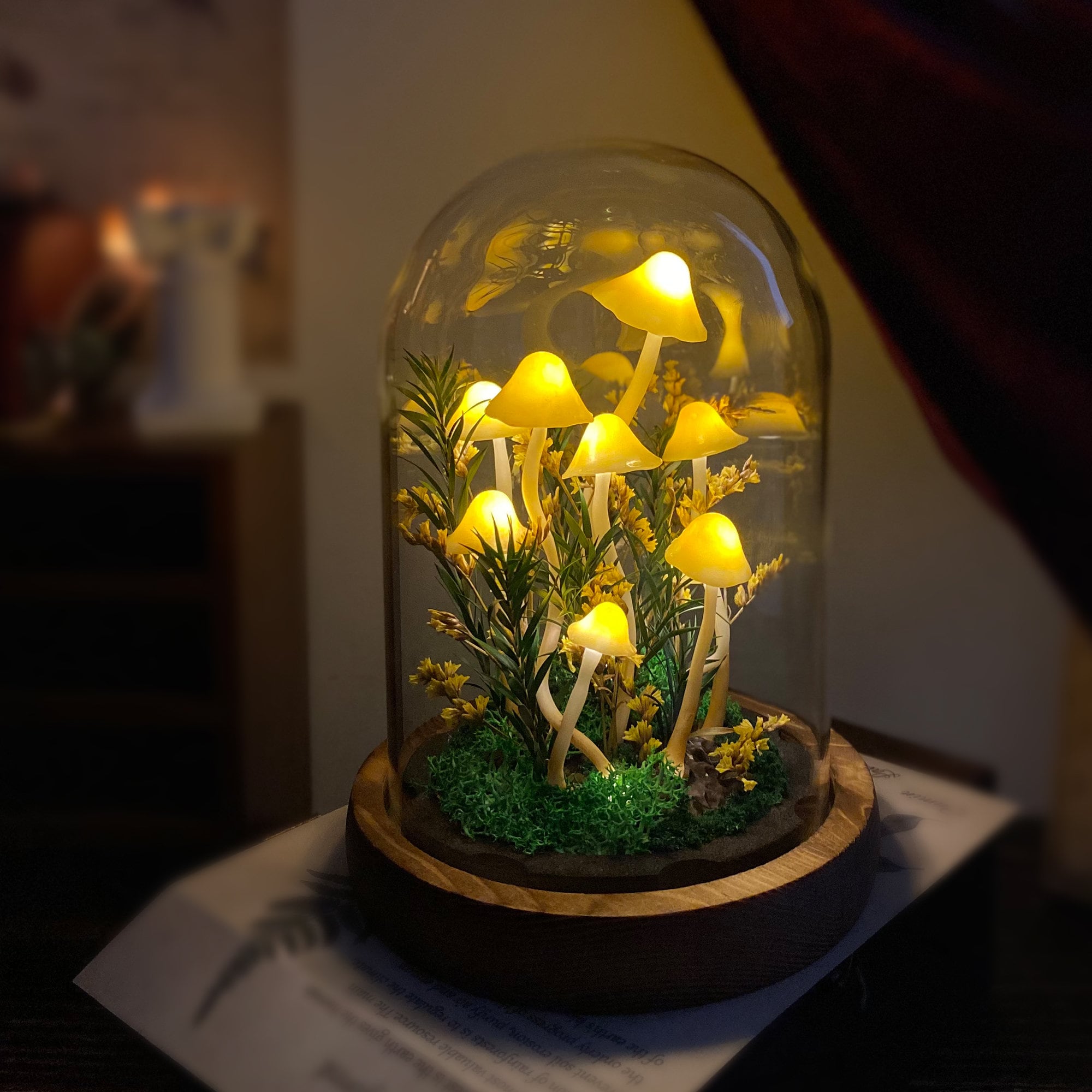 Enchanted Forest Mushroom Lamp original gallery image 5