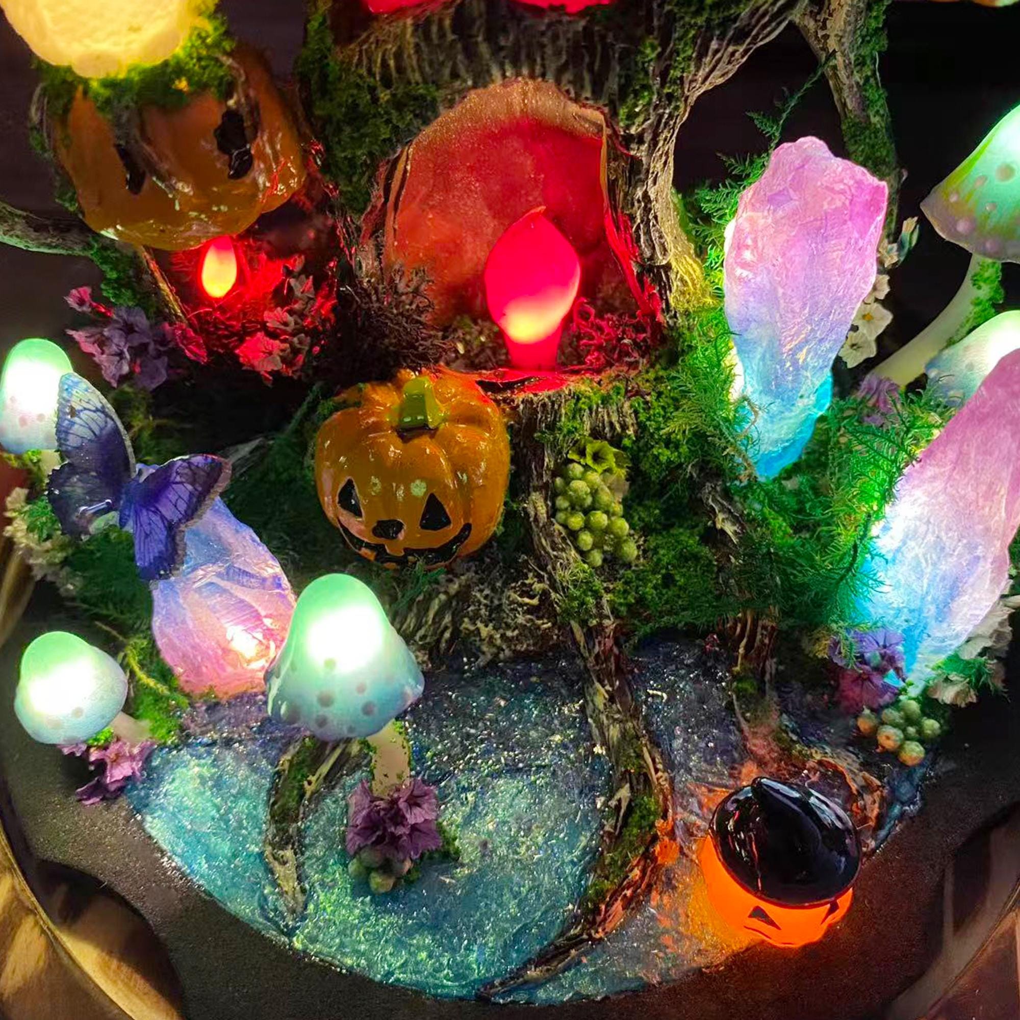 Halloween Pumpkin Spooky Tree Lamp original gallery image 5