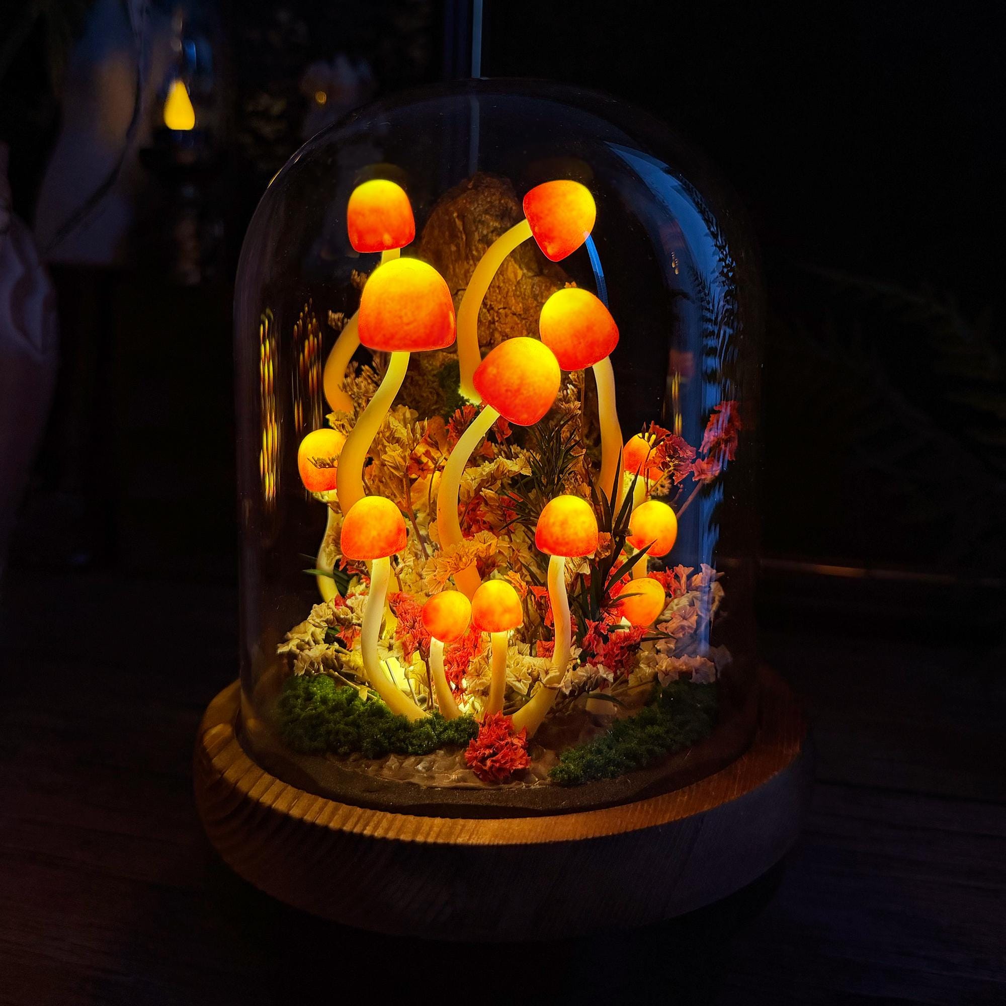 Handmade Large Mushroom Lamp original gallery image 5