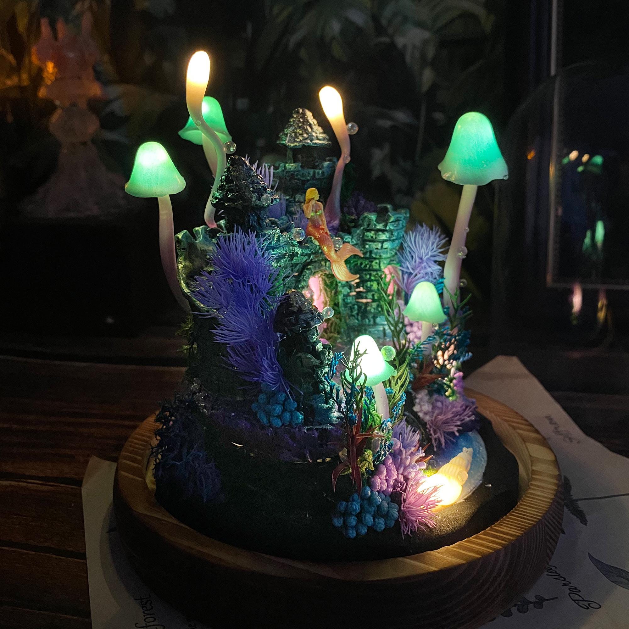 Fairy Tale Mermaid Castle Night Light original gallery image 6